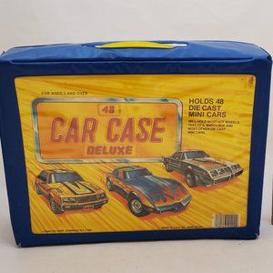 Vintage 1/64 Scale Diecast Vehicles Case w/ 2 Inserts